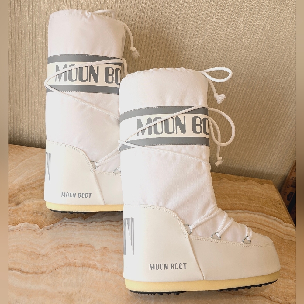 Moon Boot Icon White Snow Boots Moon Boots White Snow Boot Moon Boot White - Picture 12 of 16